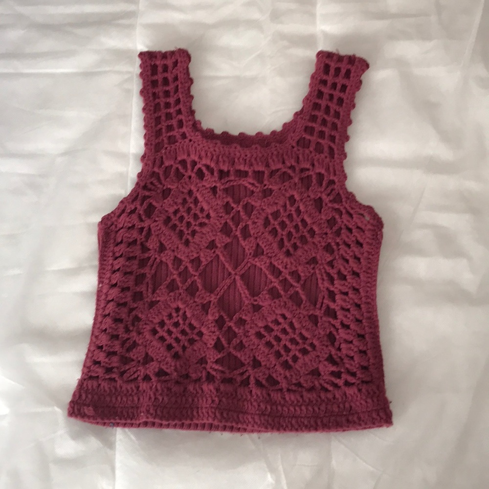 Purple Crop Top